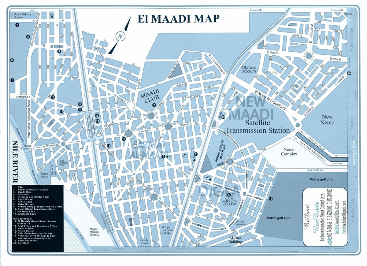 Harta cairo maadi
