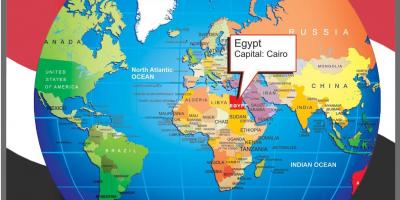 Cairo localizare pe harta lumii
