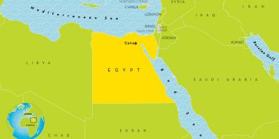 Capitala egiptului hartă