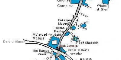 Bazarul Khan el khalili hartă